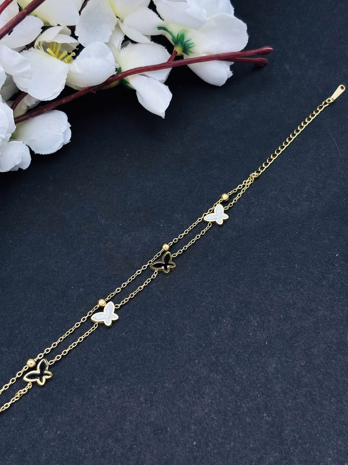 Dual Butterfly Bracelet