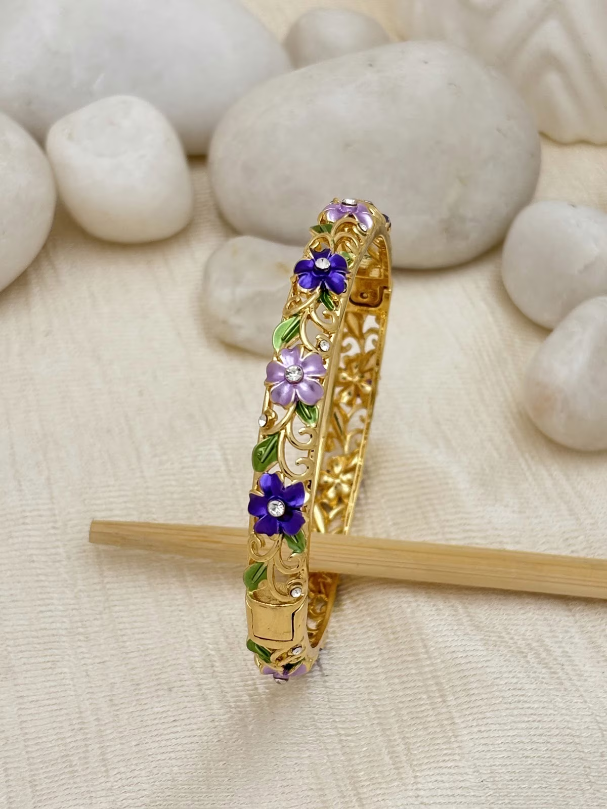 Rose Vine Bracelet – Purple