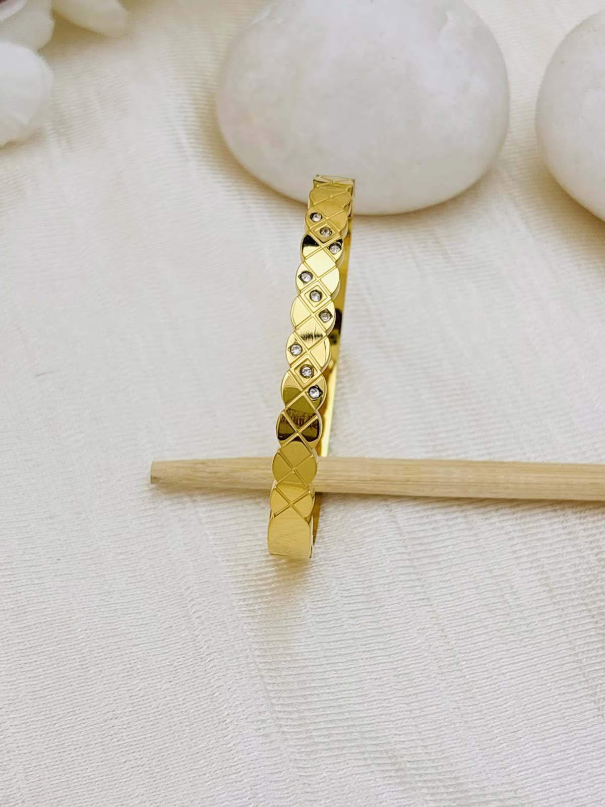 Braided Leaf Kada