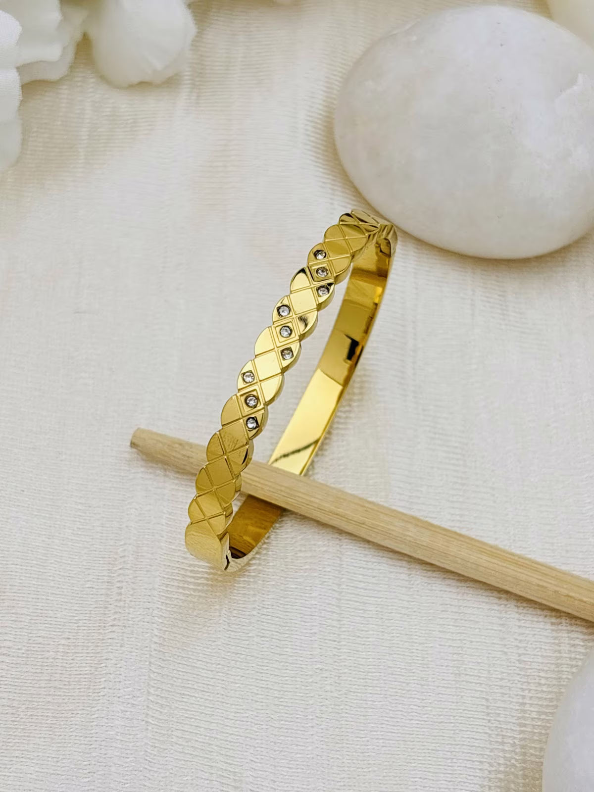 Braided Leaf Kada