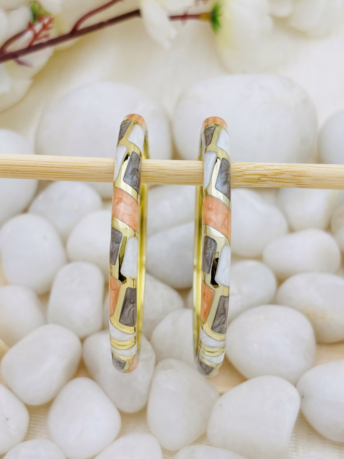 Abstract Meenakari Kada