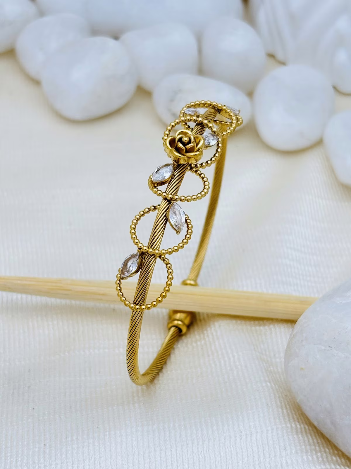 Rose Loop Bracelet
