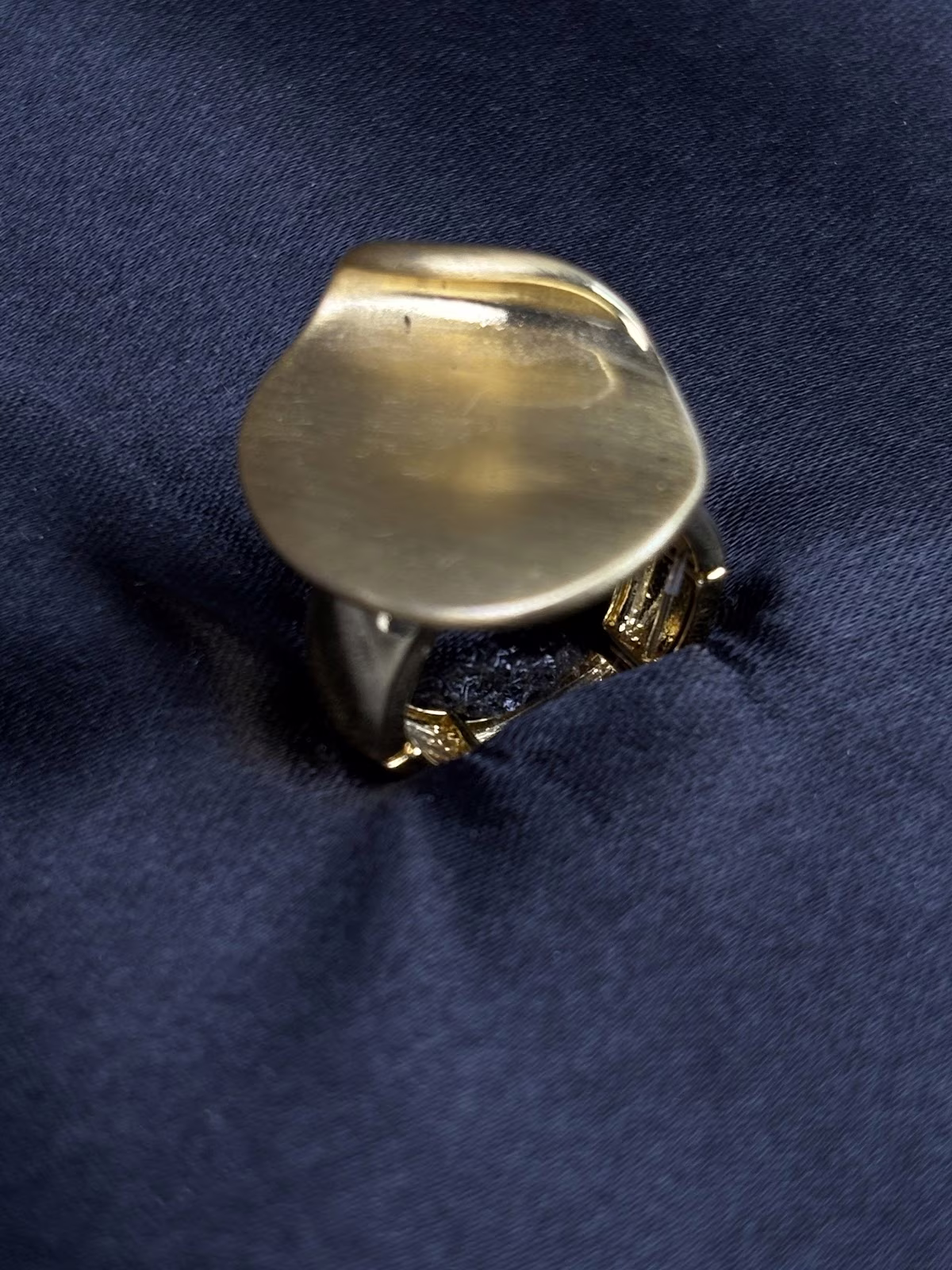 Satin Disc Ring