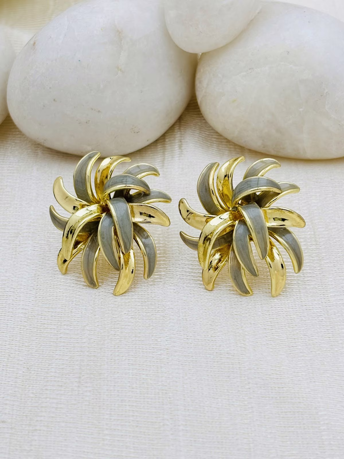 Spiral Enamel Studs