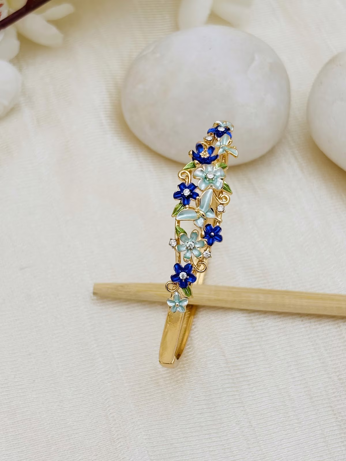 Butterfly Garden Bracelet – Blue