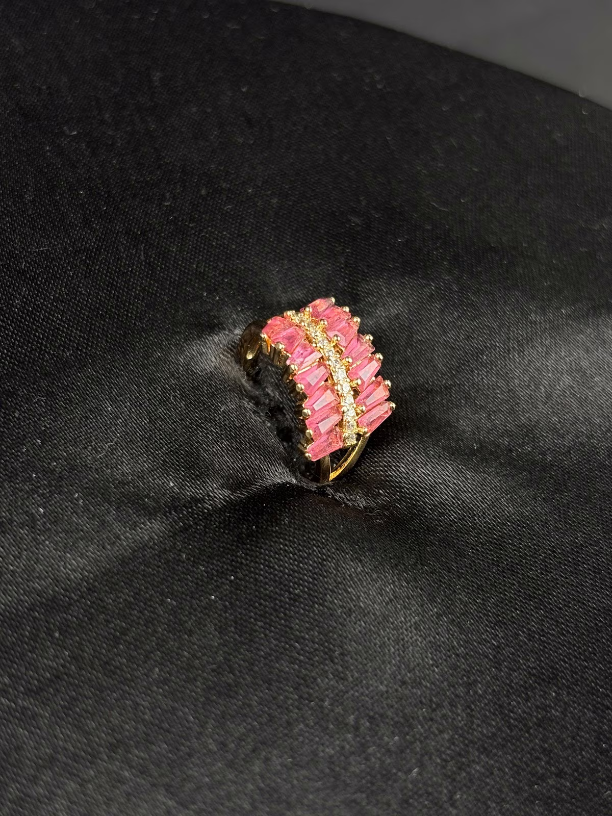 Rose Baguette Ring