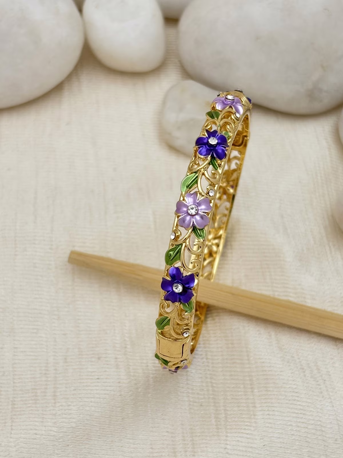 Rose Vine Bracelet – Purple