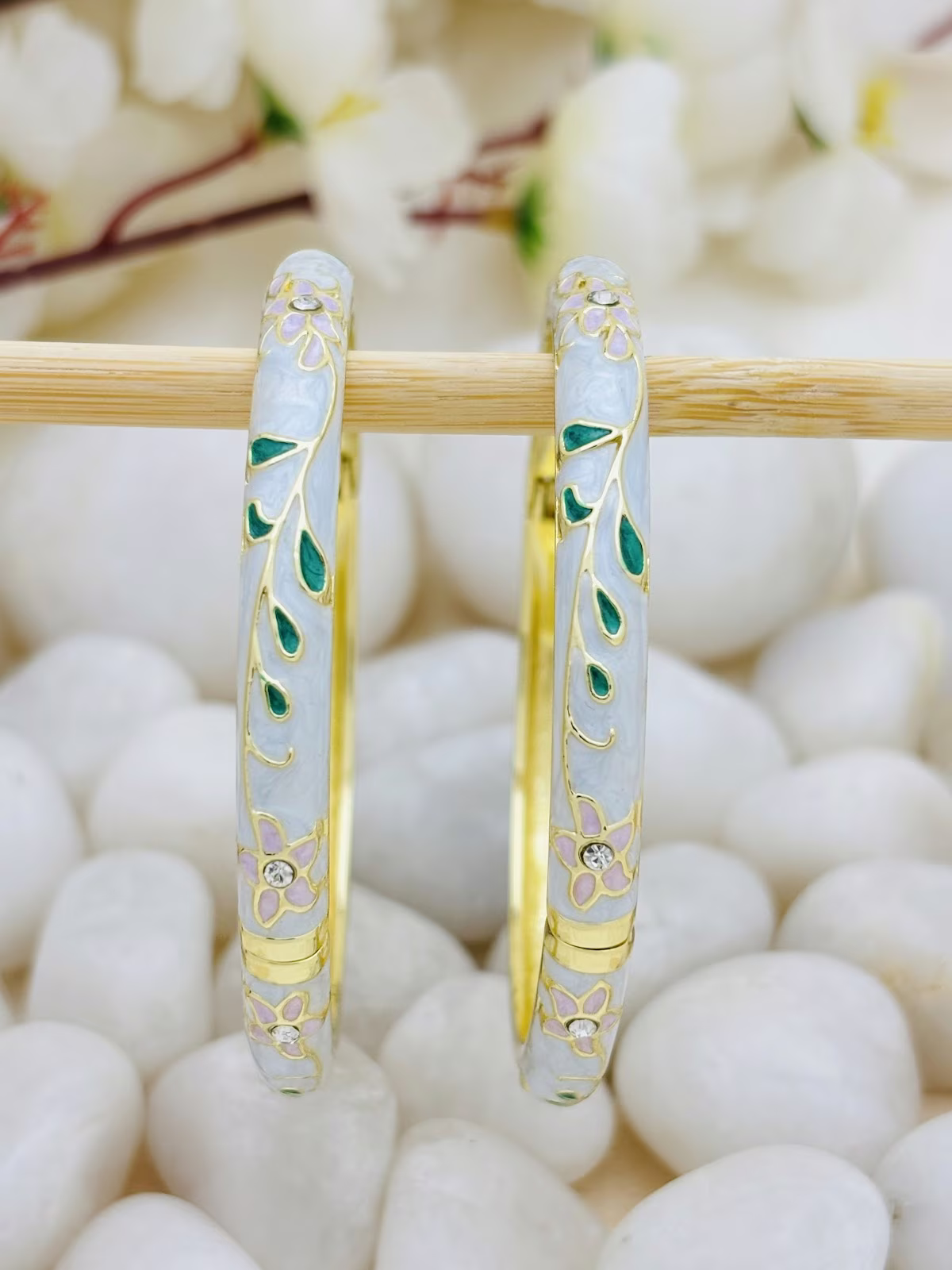 Delicate Meenakari Kada