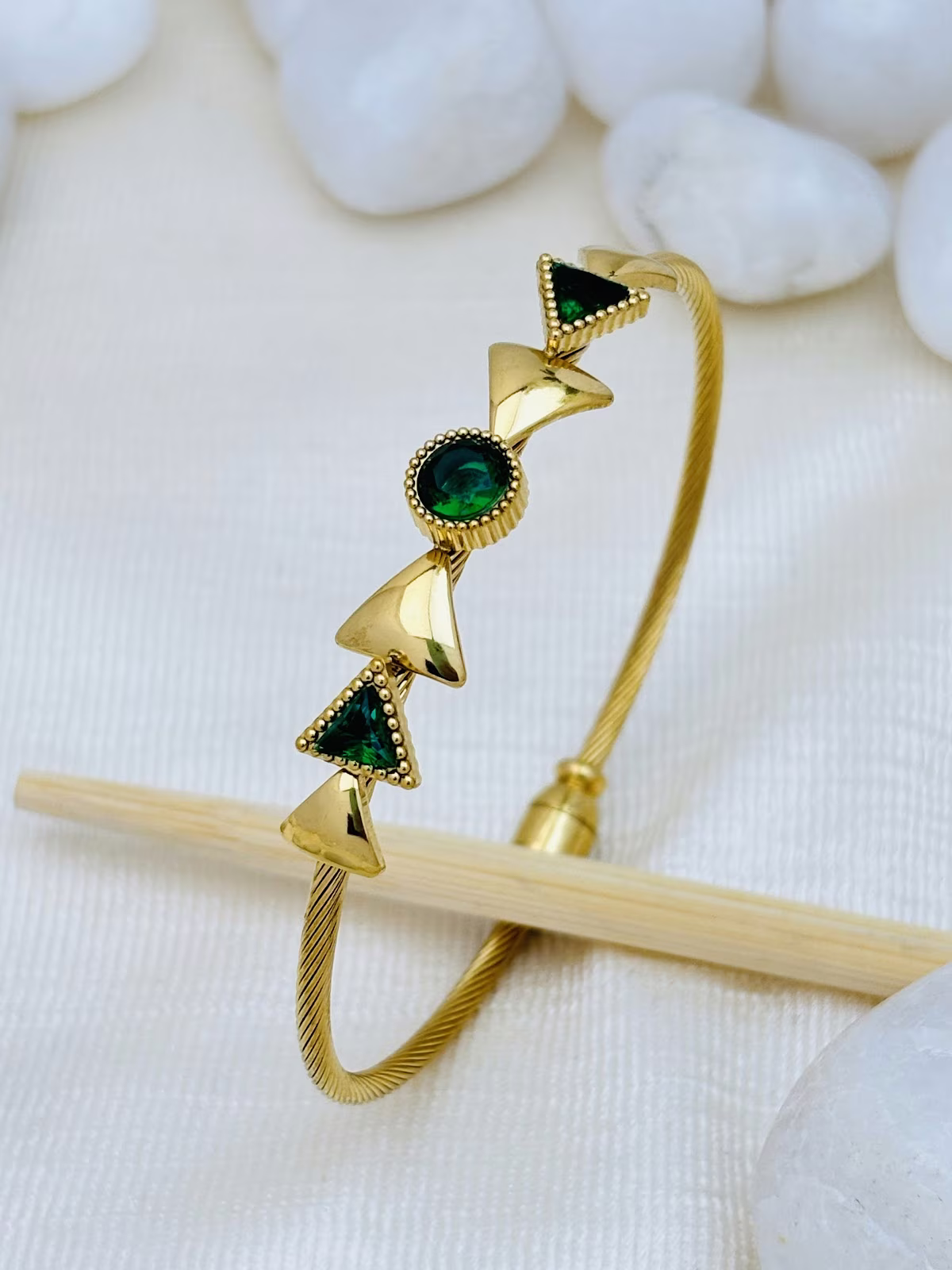Emerald Geo Bracelet