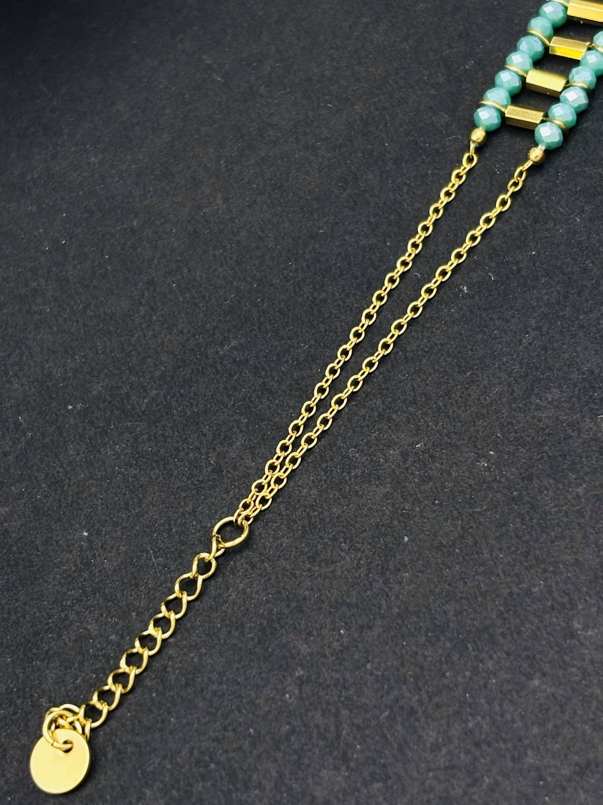 Beaded Ladder Bracelet – Turquoise