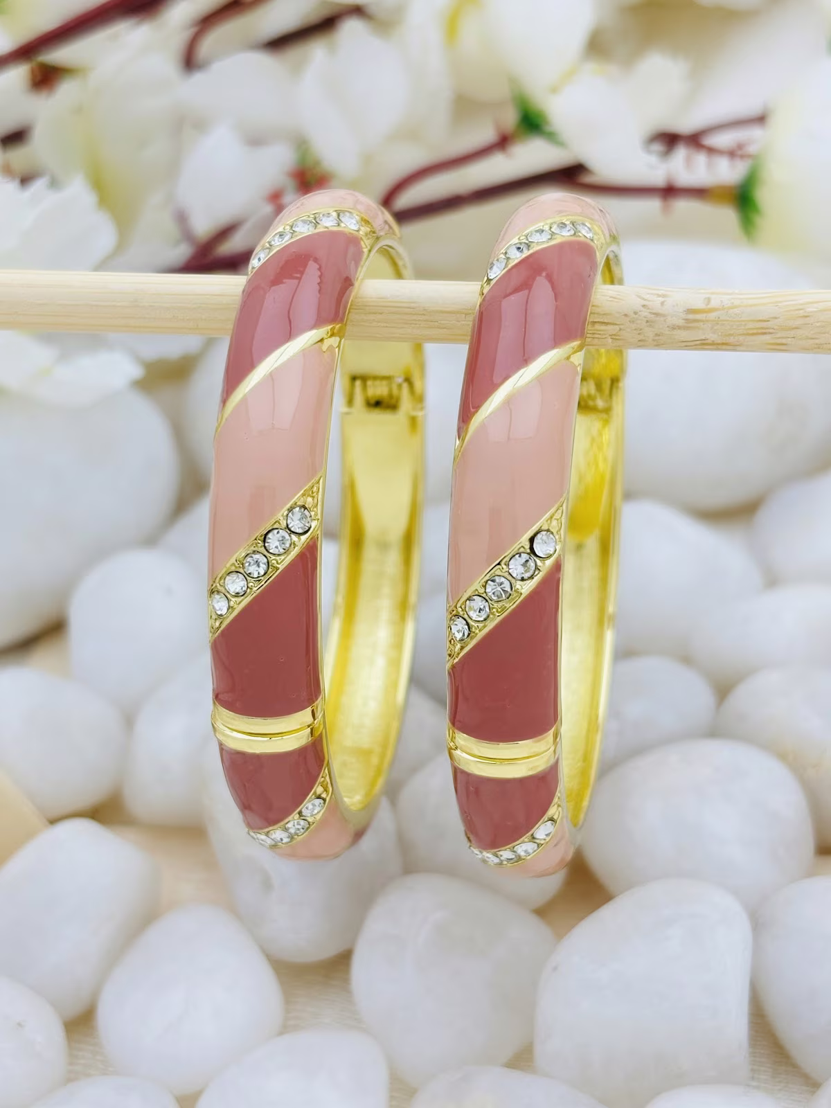 Crystal Sweep Meenakari