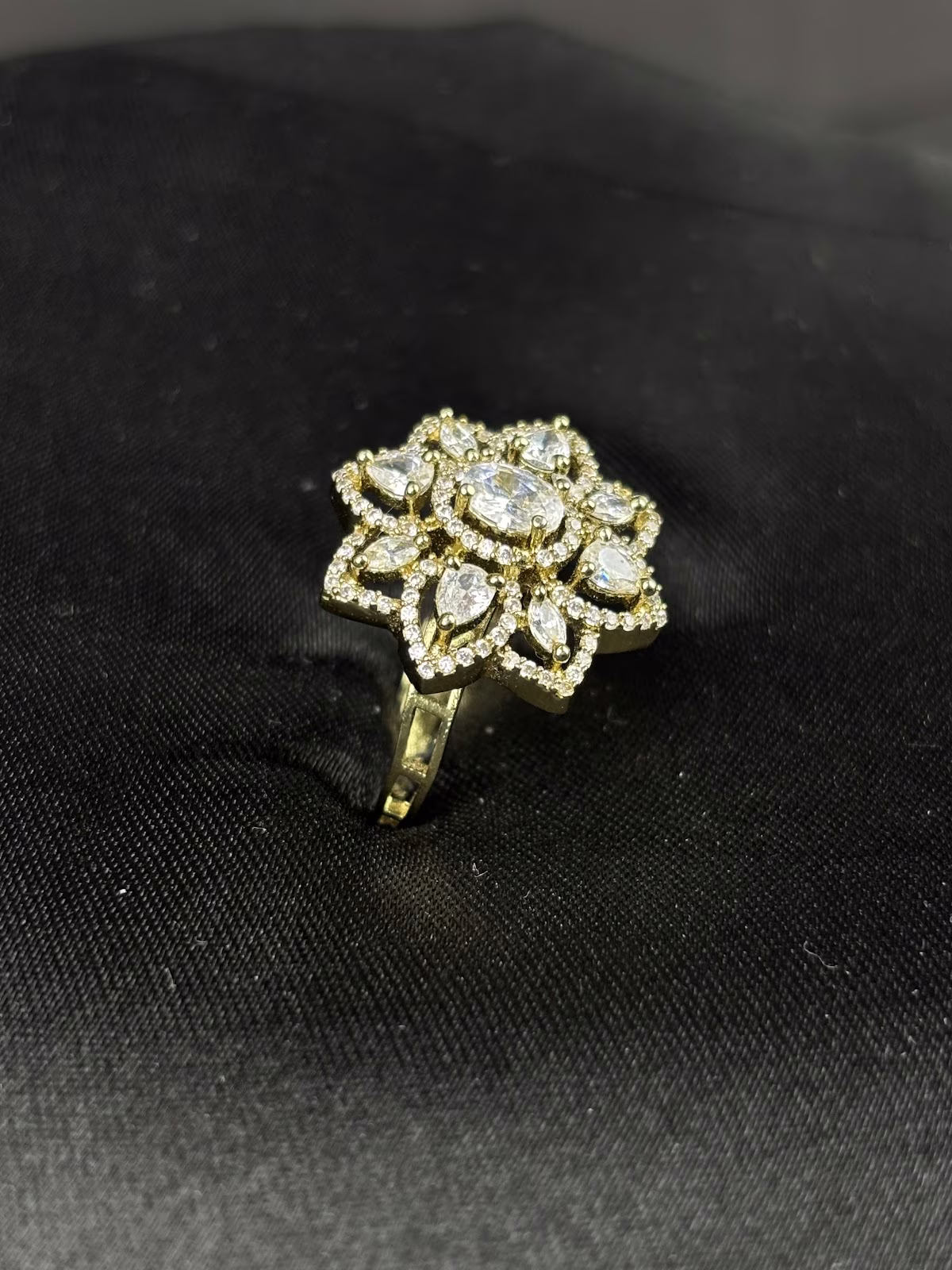 Radiant Floral Ring