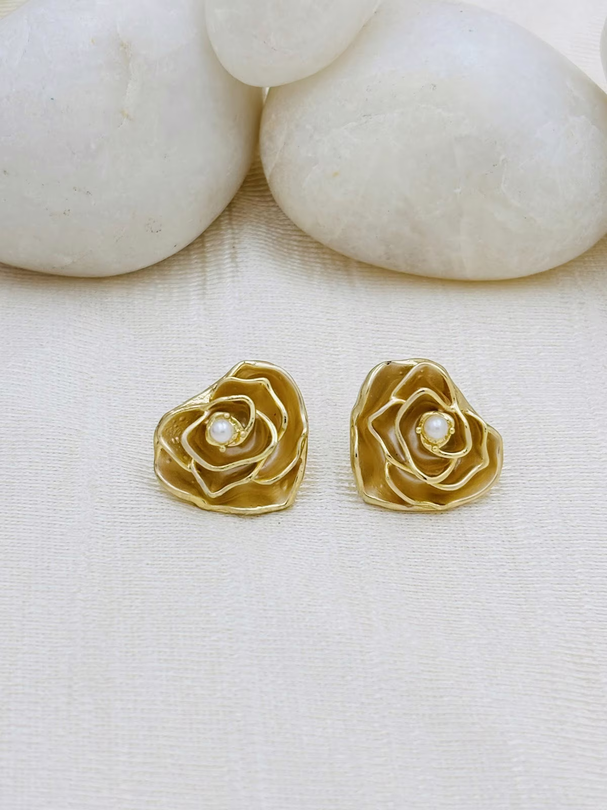Rosette Enamel Studs