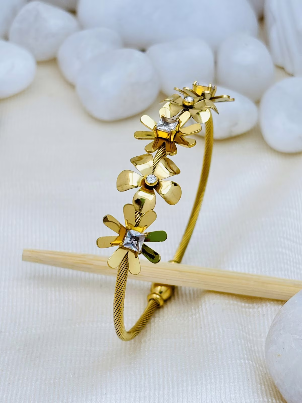 Floral Drop Bracelet
