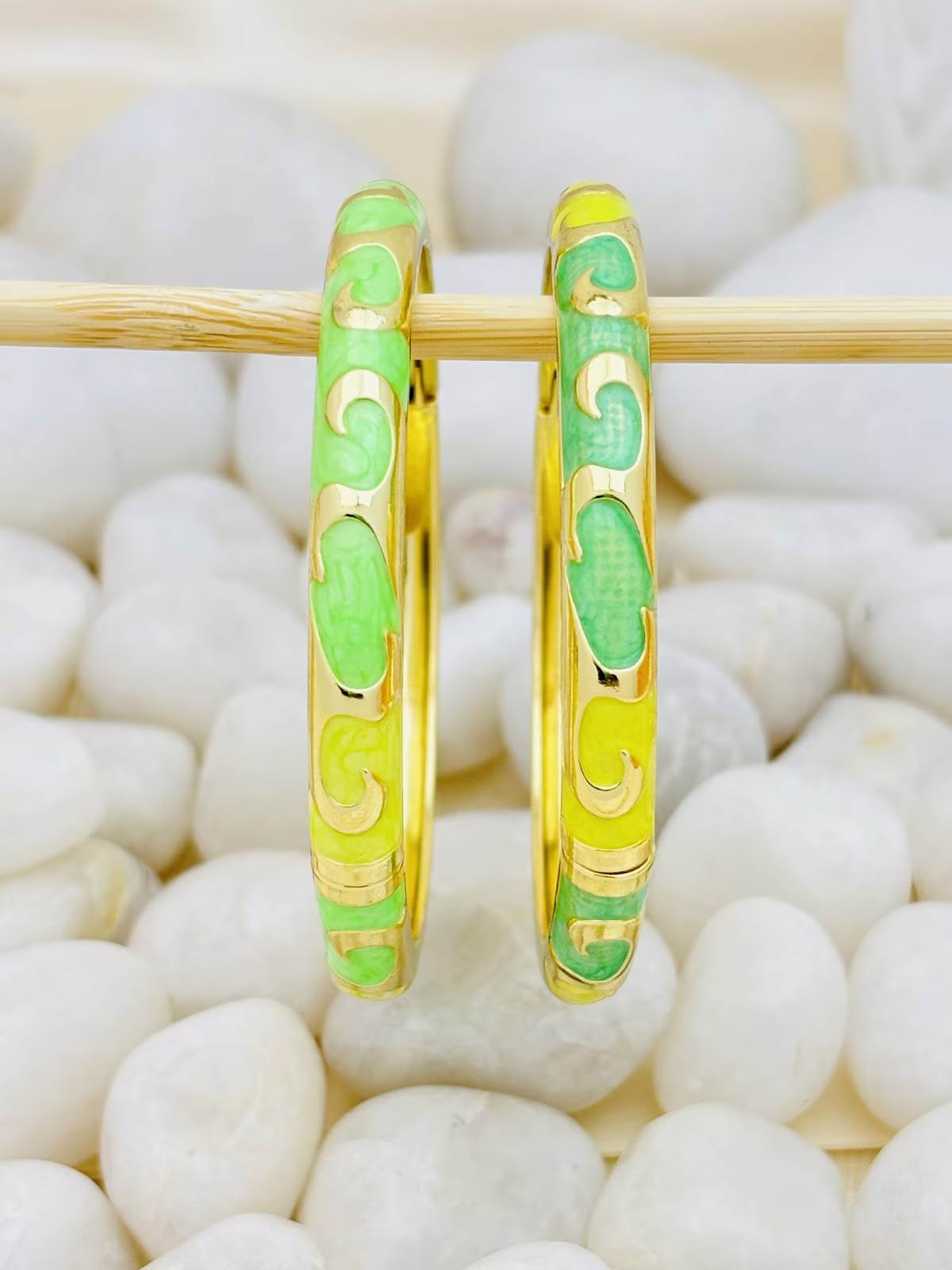 Spring Oval Meenakari