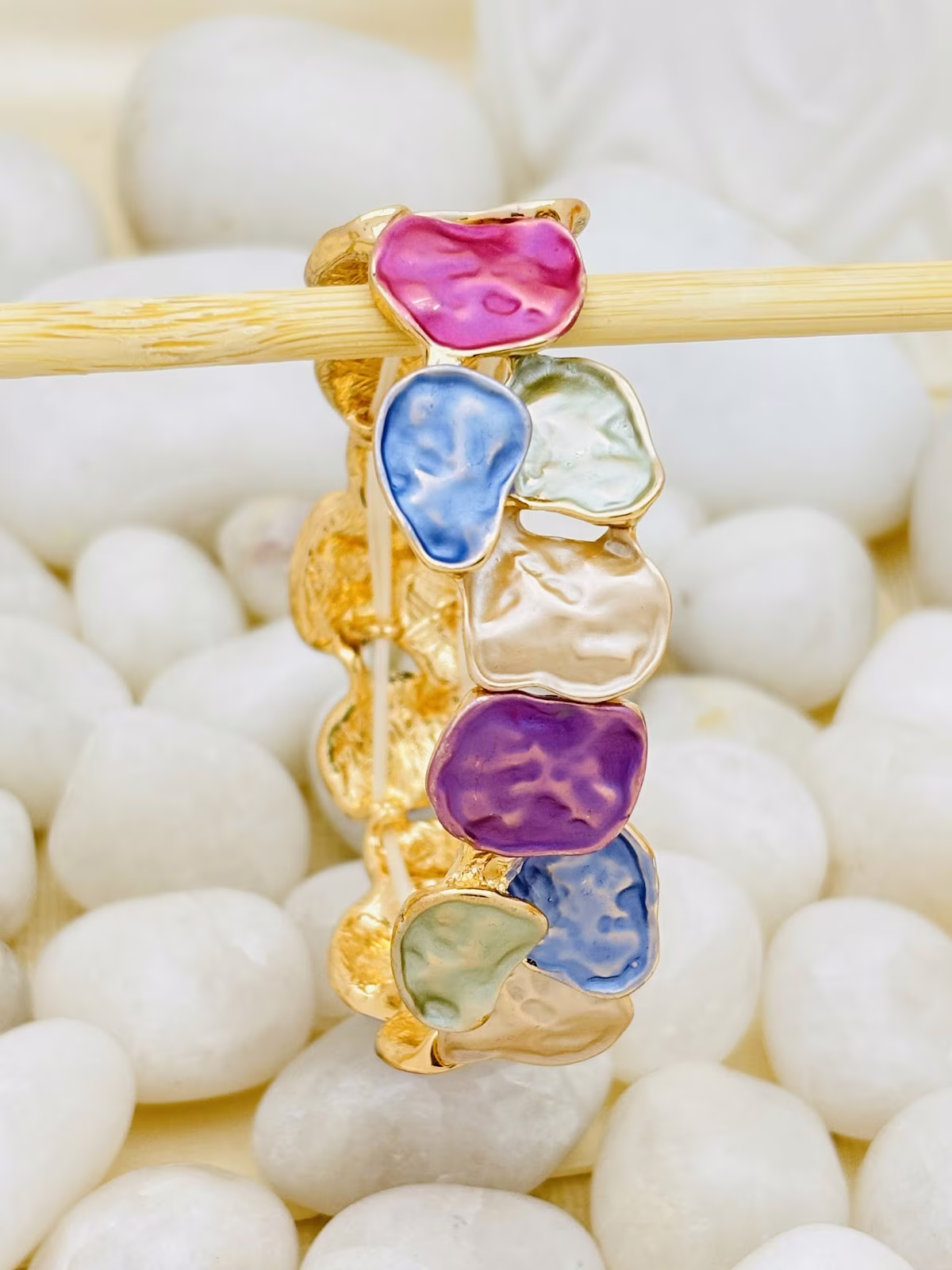 Enamel Pebble Bracelet