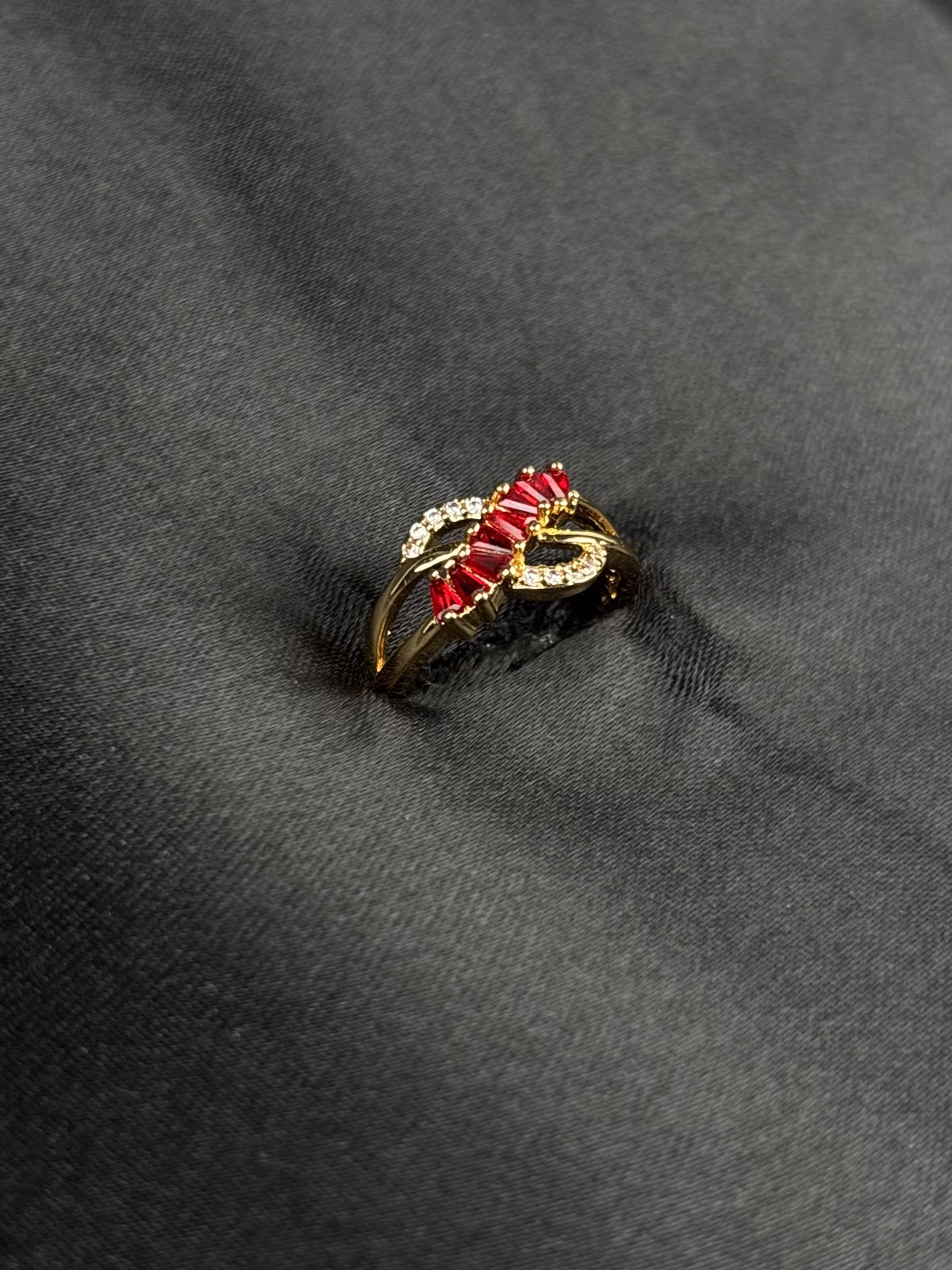Scarlet Ribbon Ring