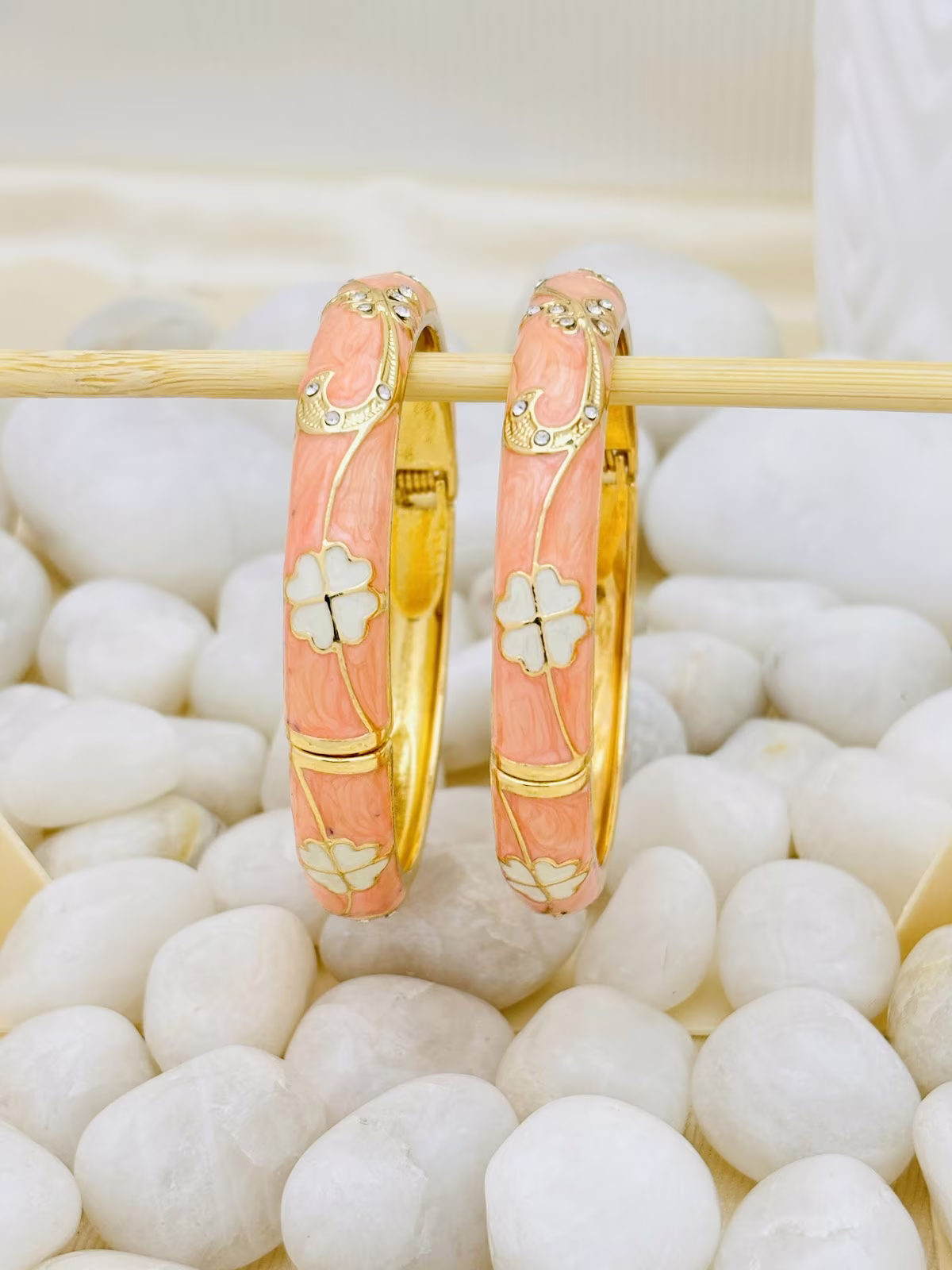 Peach Blossom Meenakari