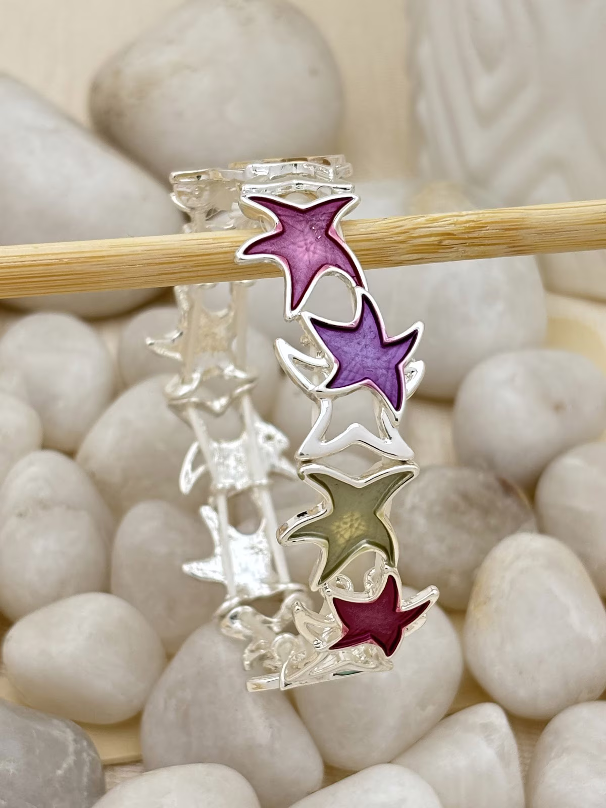 Enamel Star Bracelet