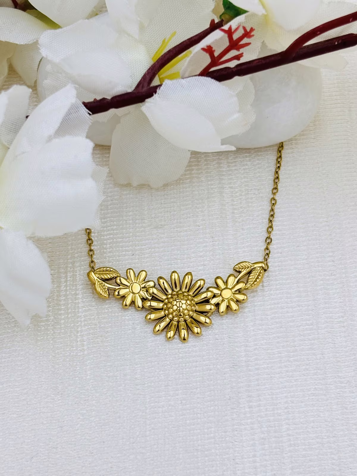 Golden Floral Garland