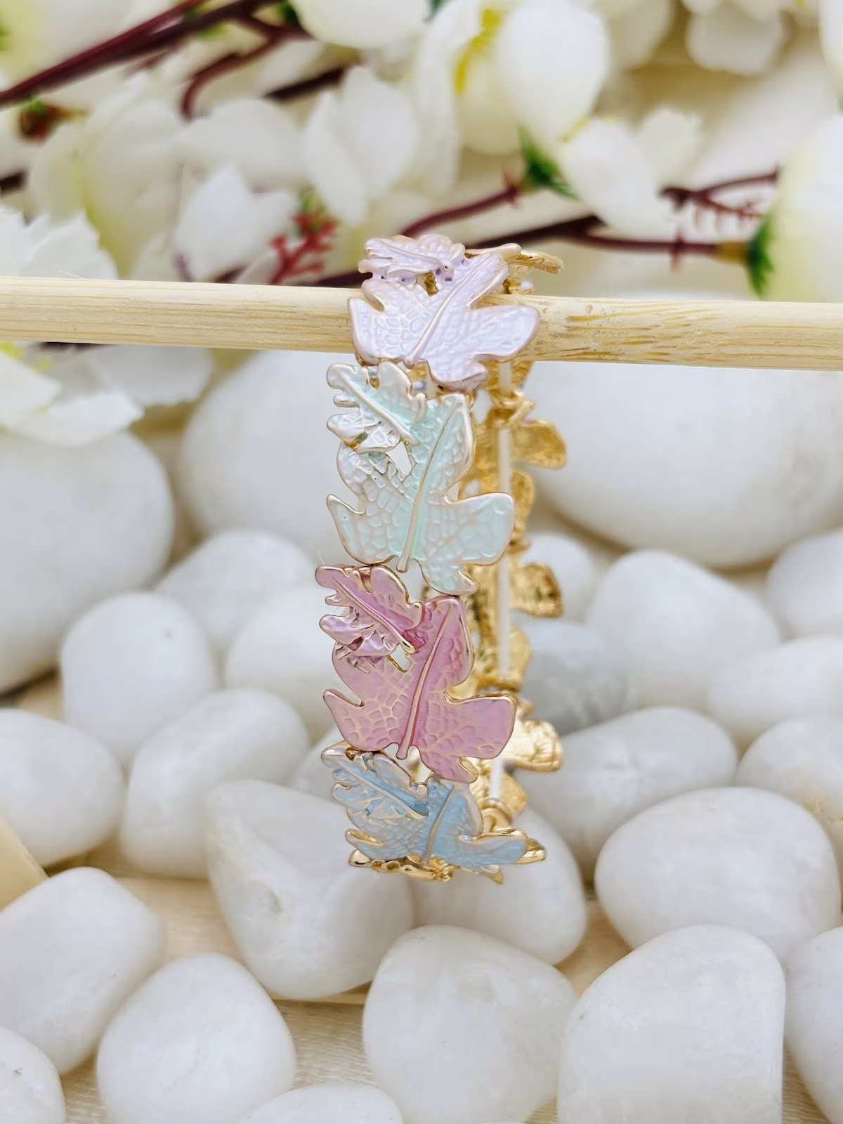 Botanical Enamel Bracelet