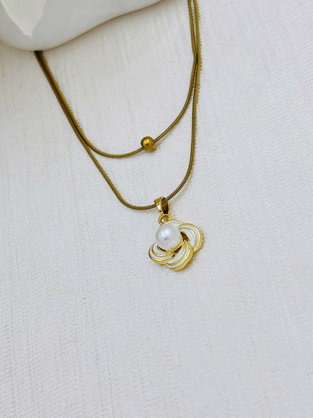 Pearl Rose Pendant