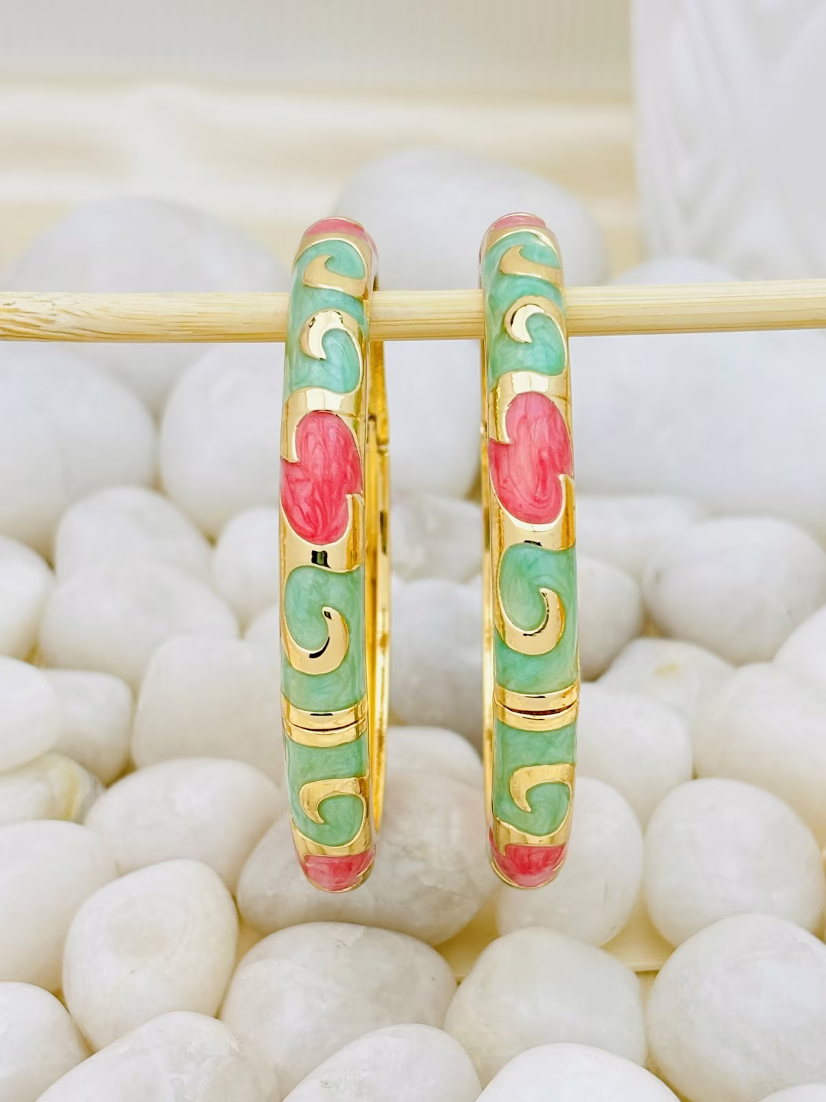 Pastel Mosaic Meenakari