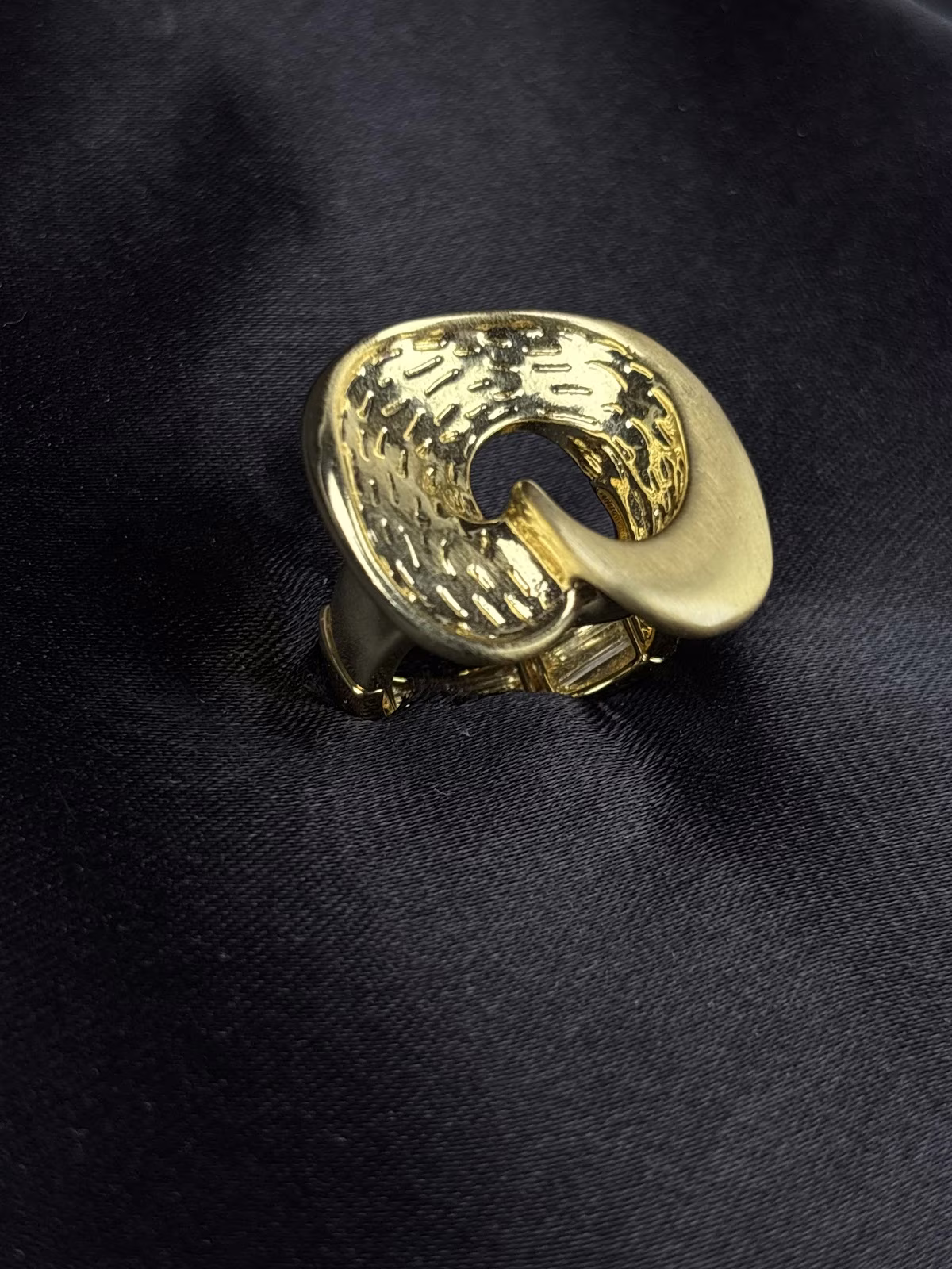 Gilded Orbit Ring