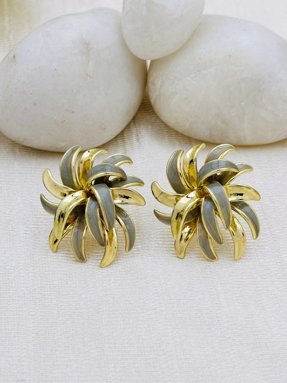 Spiral Enamel Studs