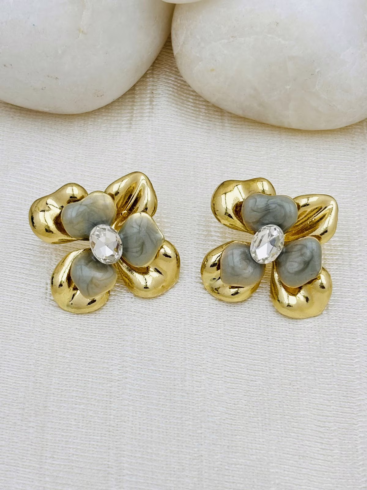 Petal Enamel Studs