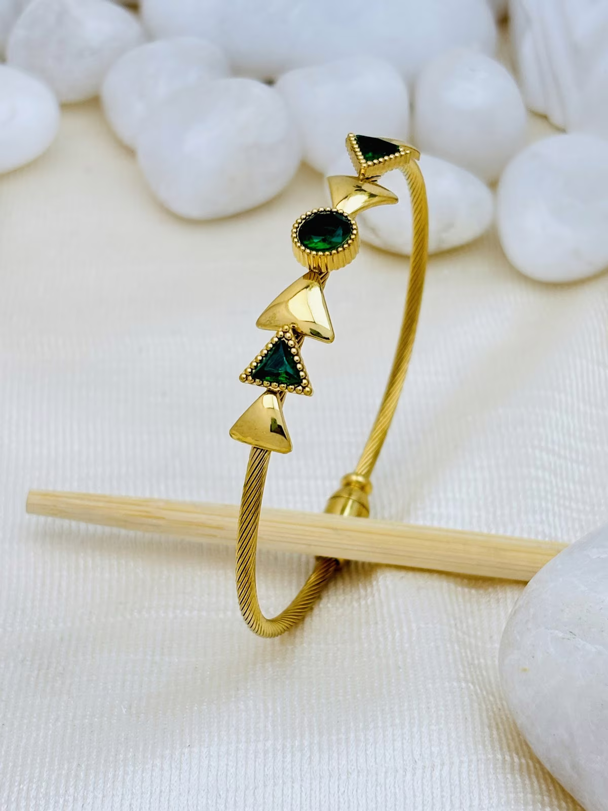 Emerald Geo Bracelet