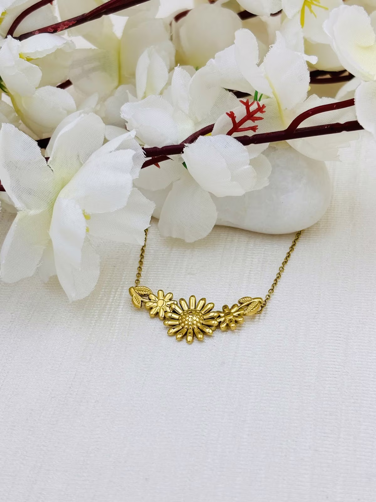 Golden Floral Garland
