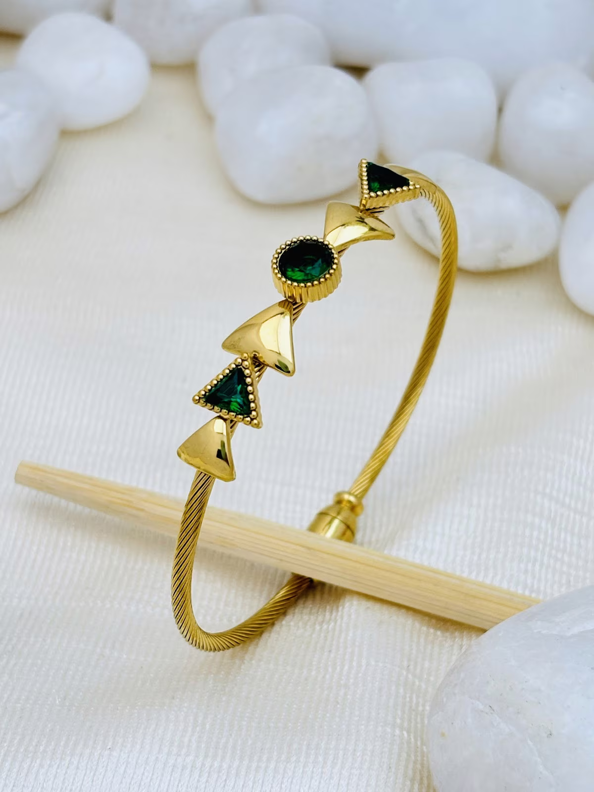Emerald Geo Bracelet