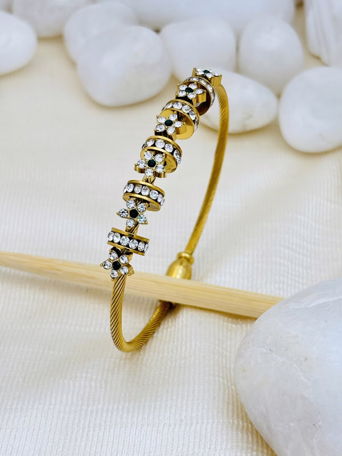 Crescent Crystal Bracelet