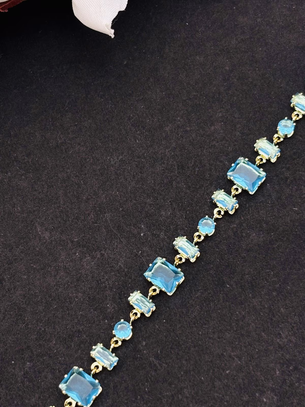 Aqua Accent Bracelet