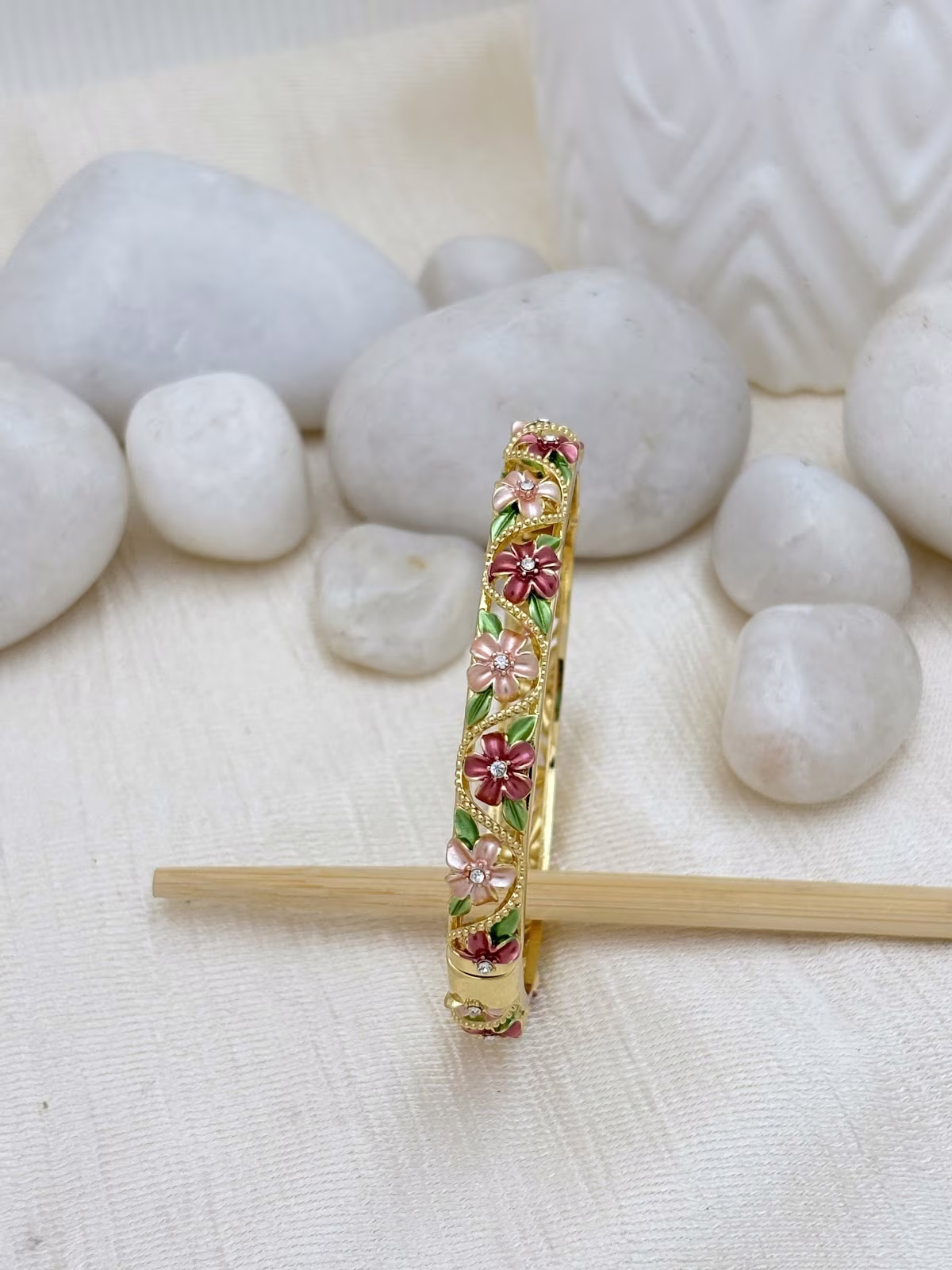 Regal Vine Bracelet – Maroon
