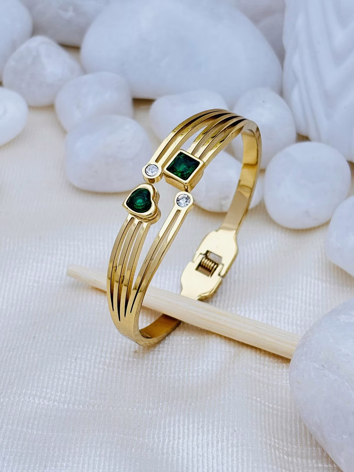 Heart Square Kada – Green