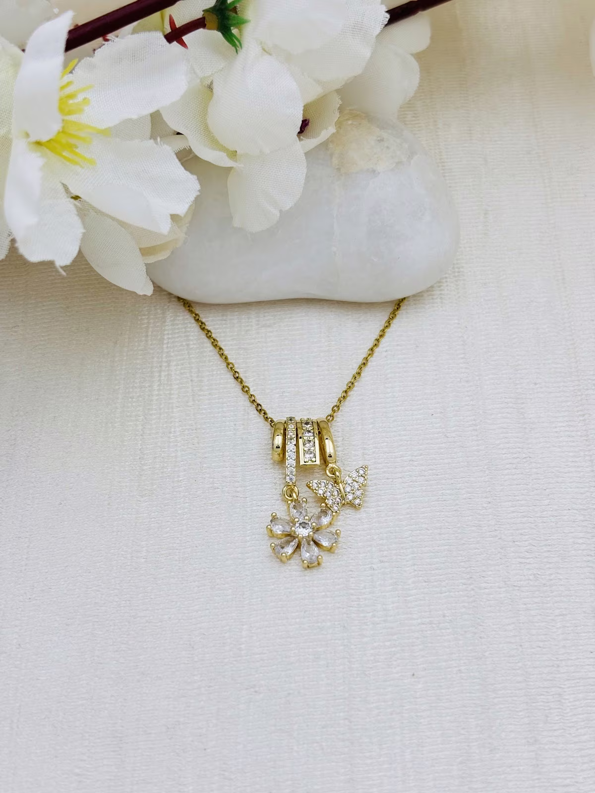 Crystal Butterfly Charms