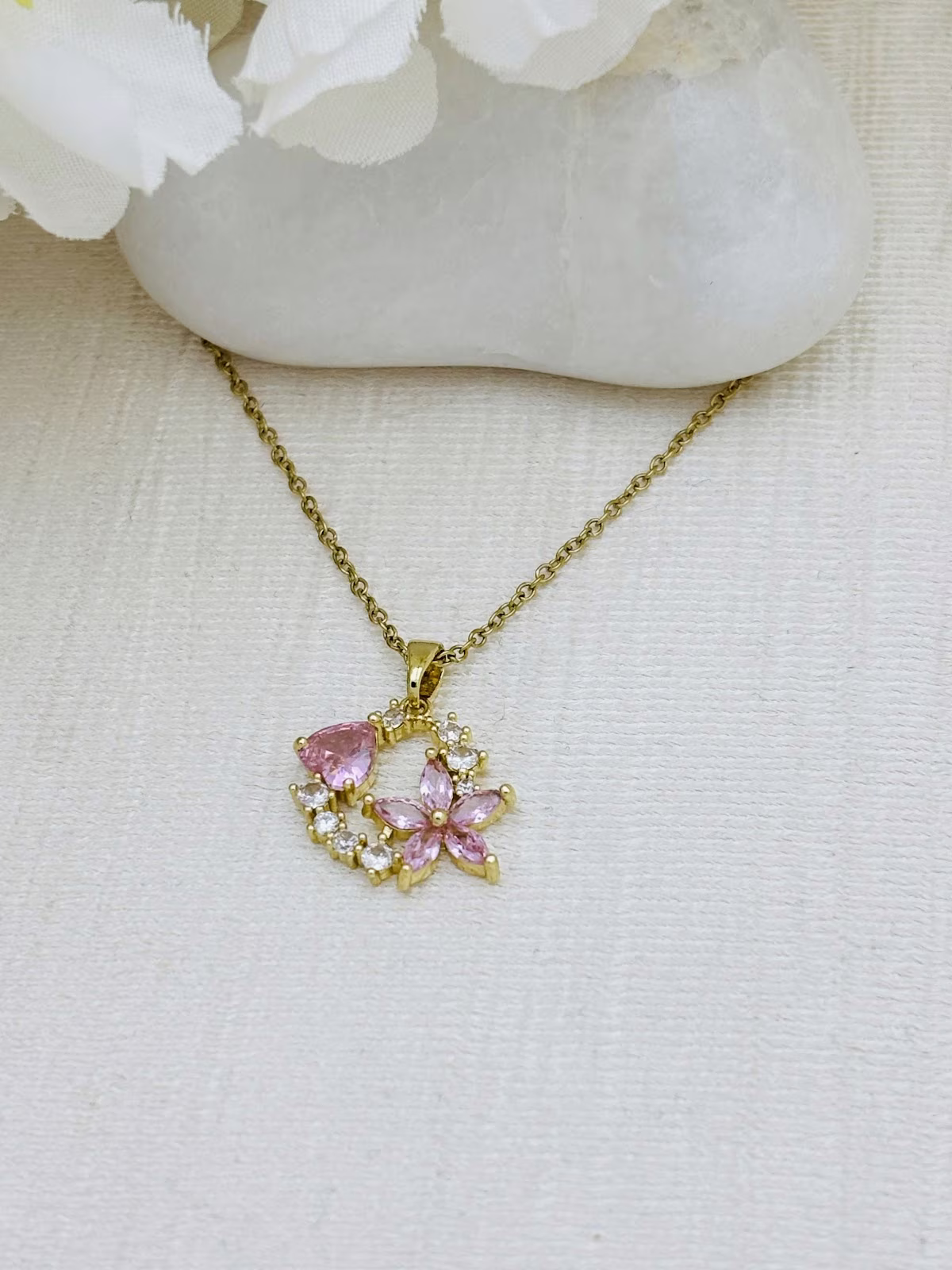 Blush Blossom Pendant