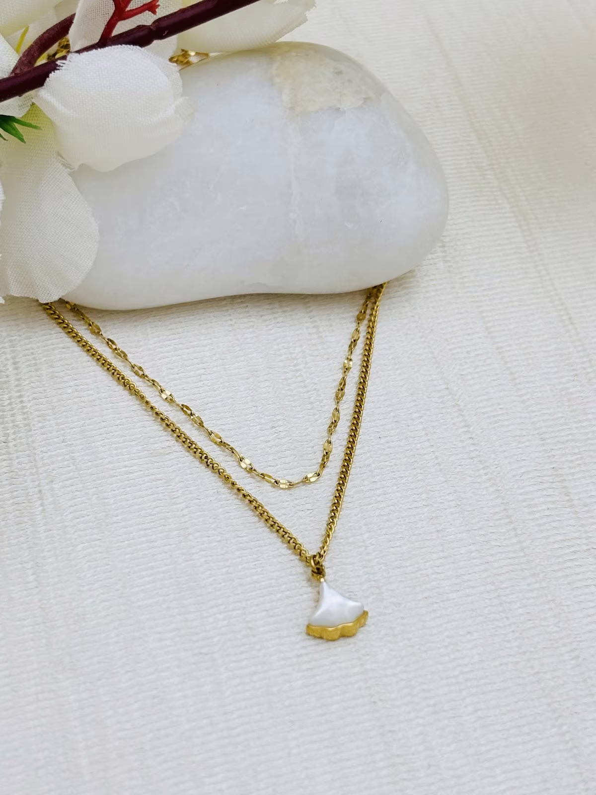 Layered Fan Pendant