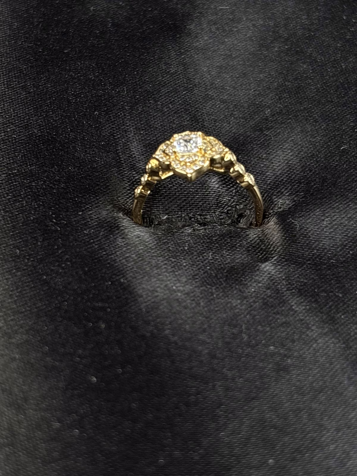 Square Halo Ring