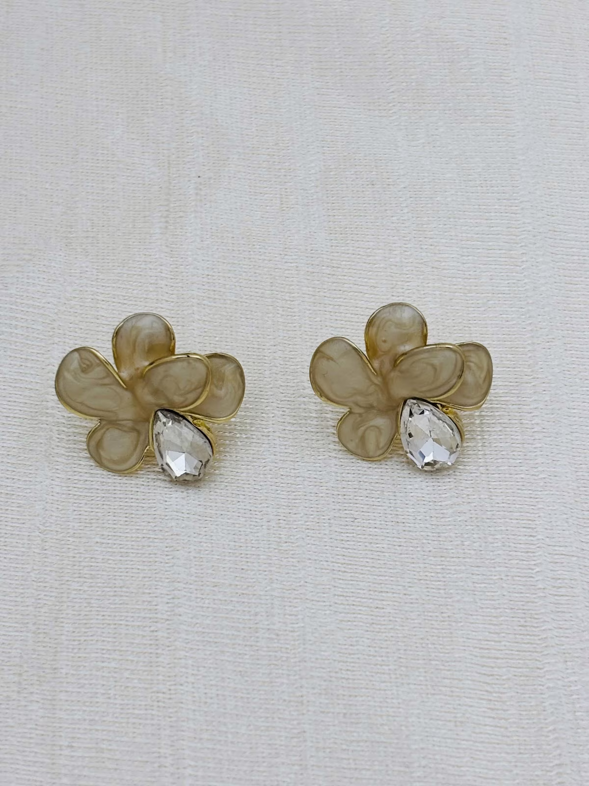 Crystal Enamel Studs