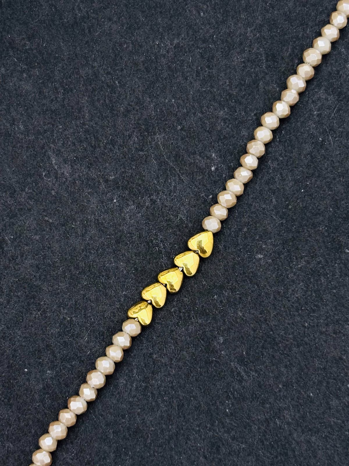 Golden Hearty Bracelet