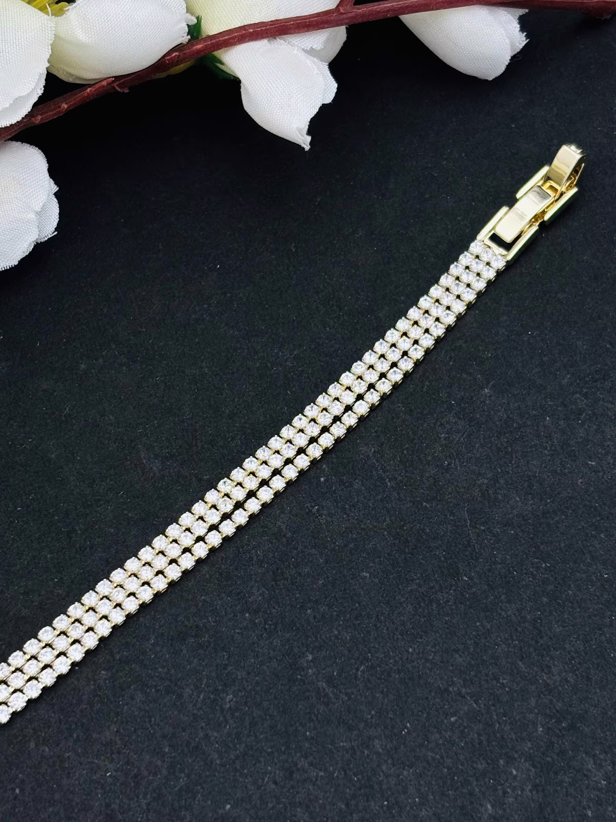 Triple Spark Bracelet – Gold Plated