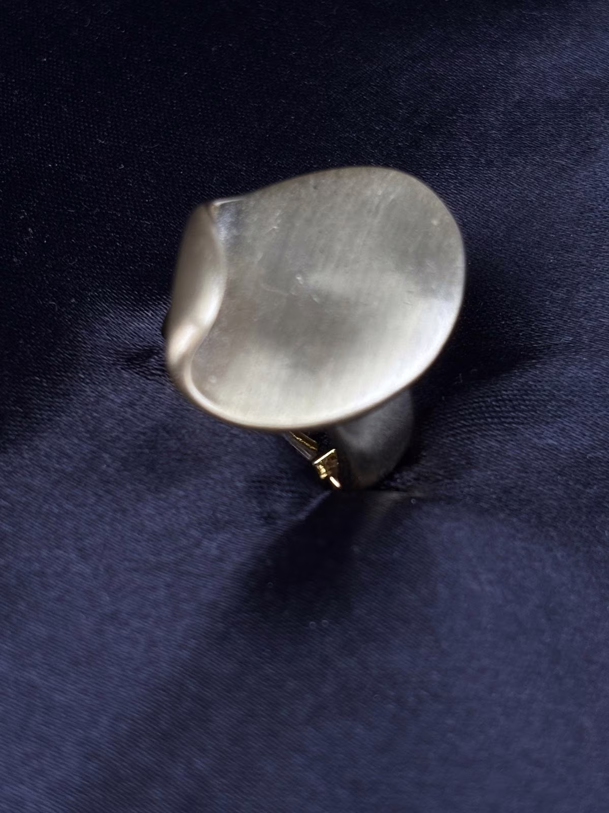 Satin Disc Ring