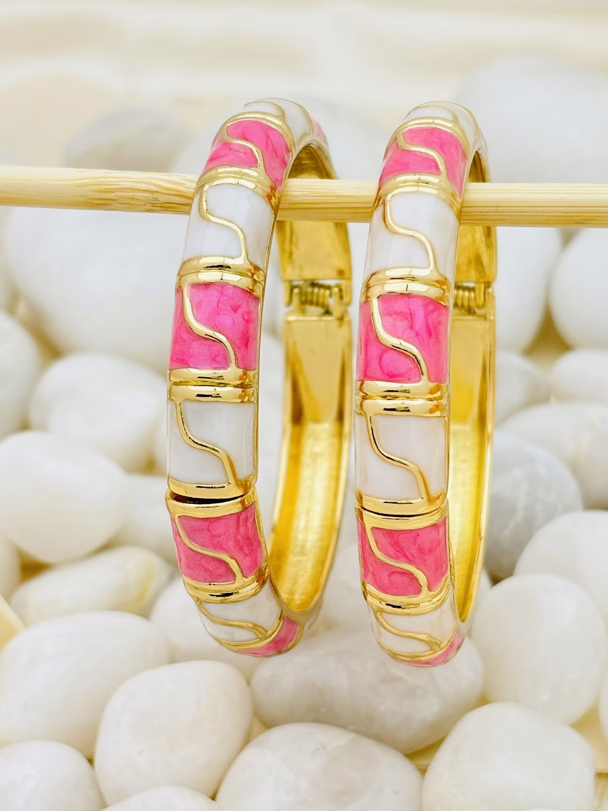 Rose Curve Meenakari