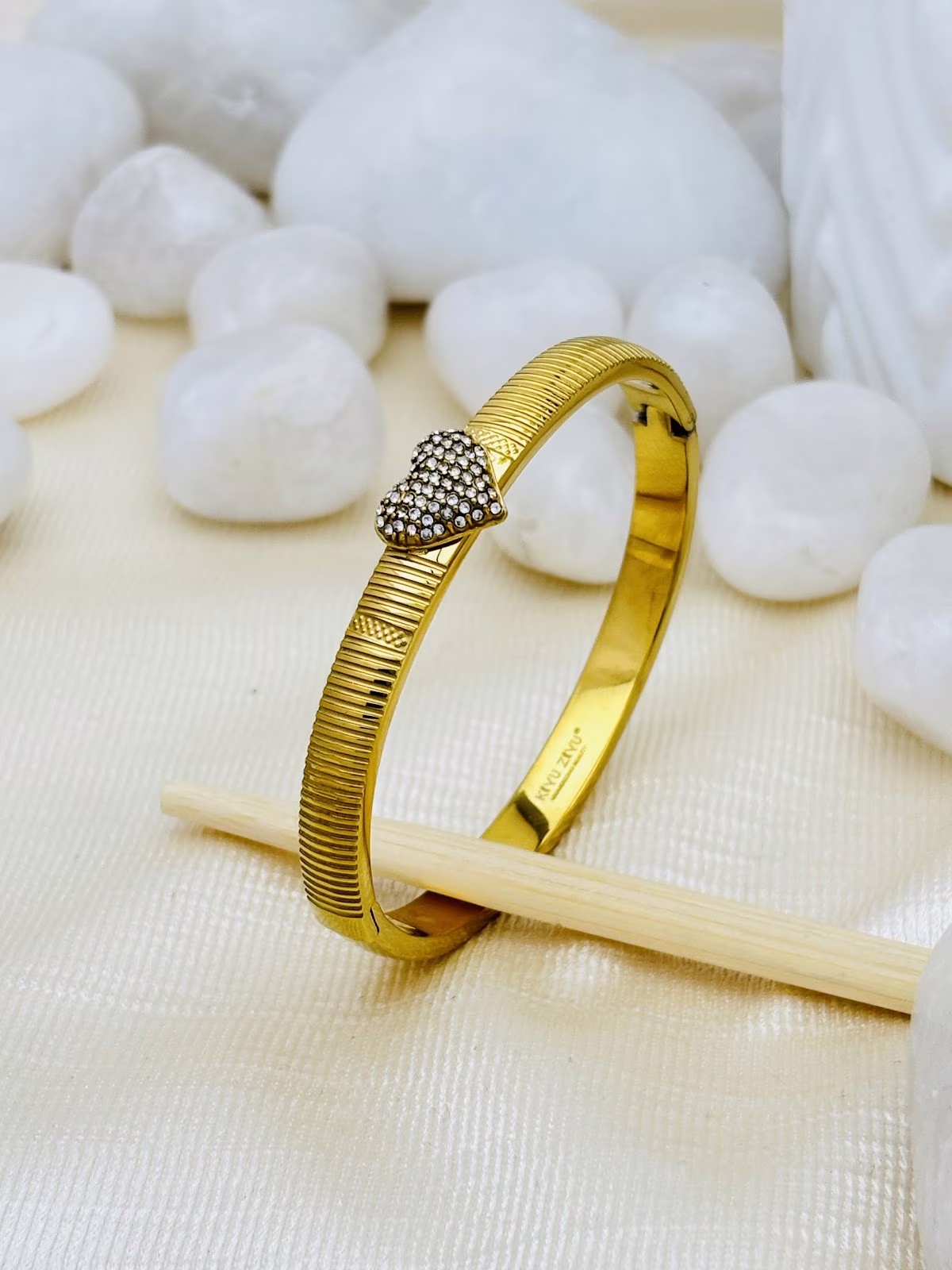Textured Heart Kada
