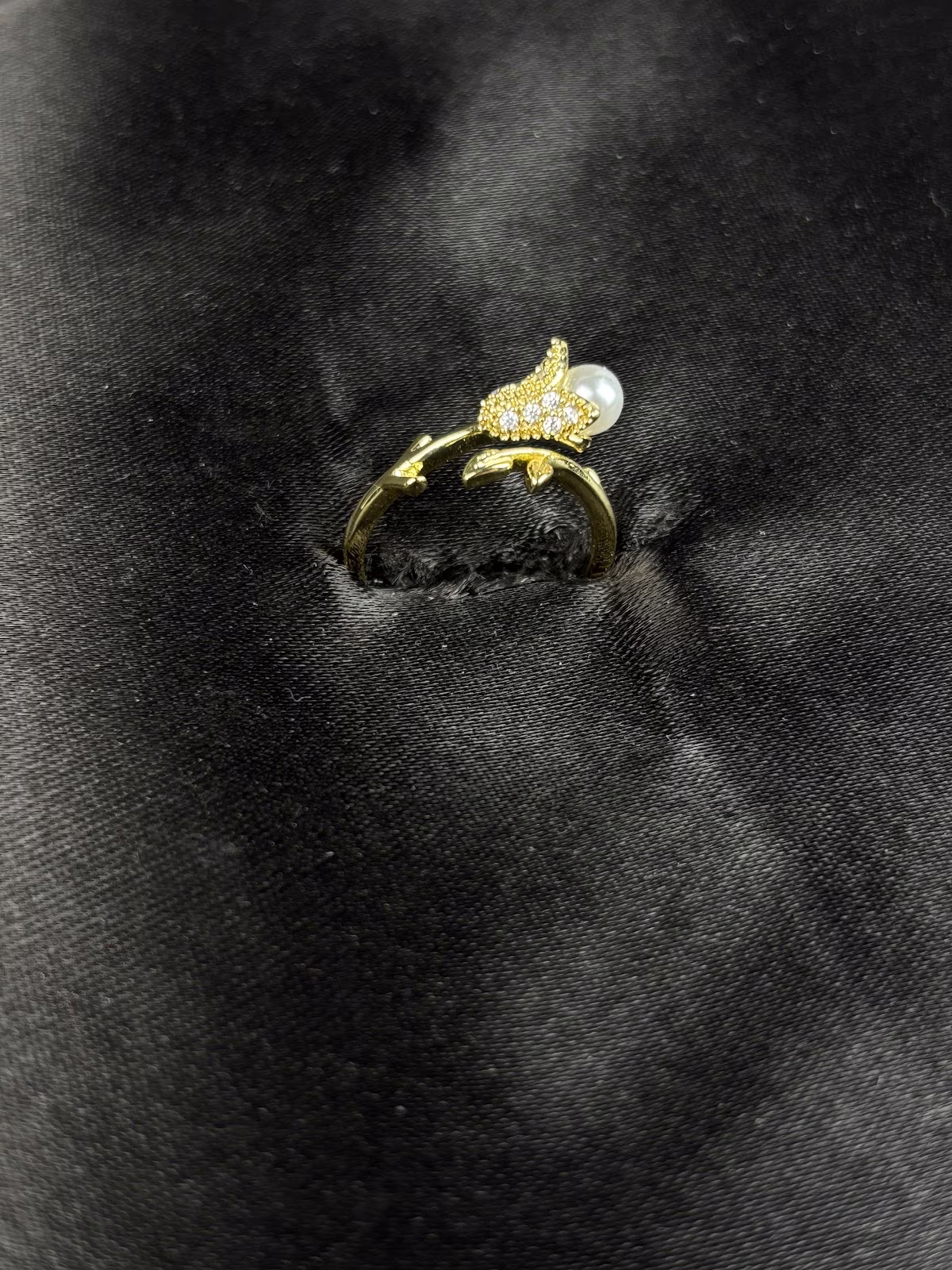 Pearl Butterfly Ring