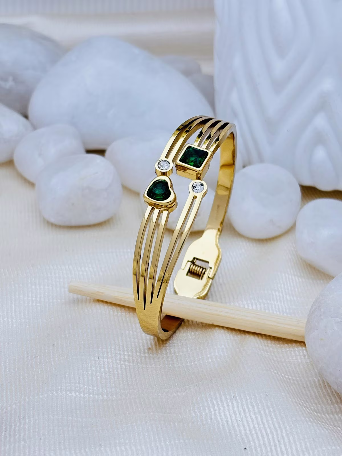 Heart Square Kada – Green