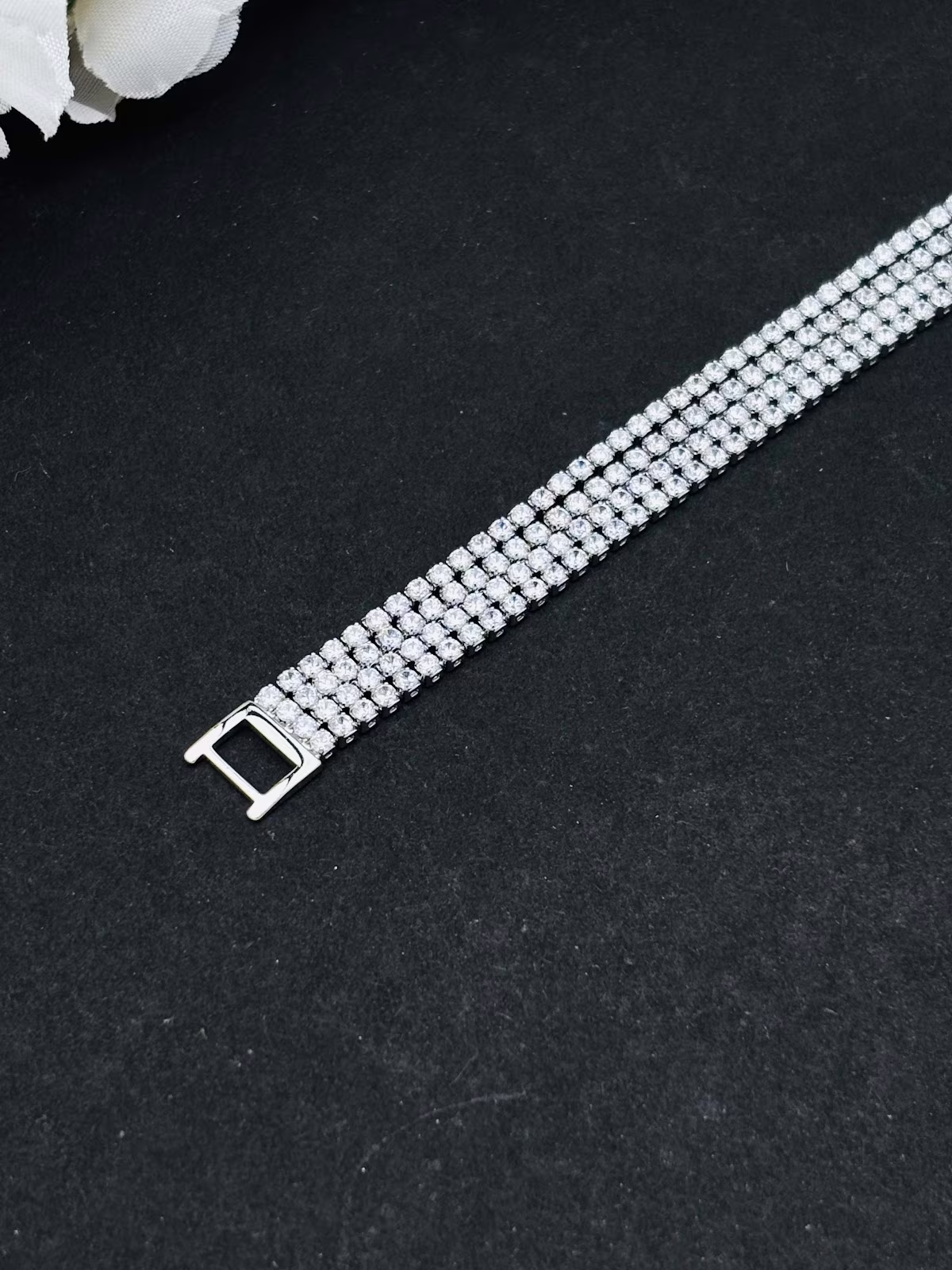 Four Row Bracelet – White